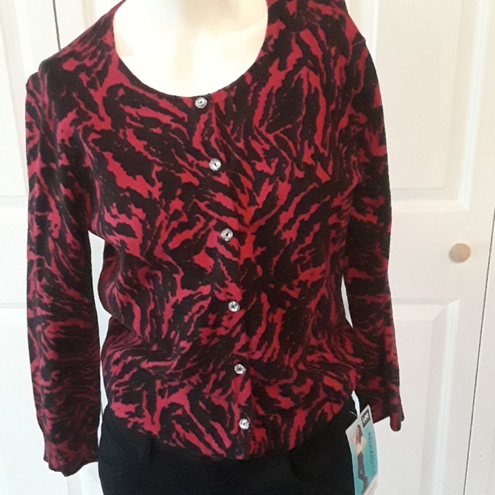 Animal print sweater